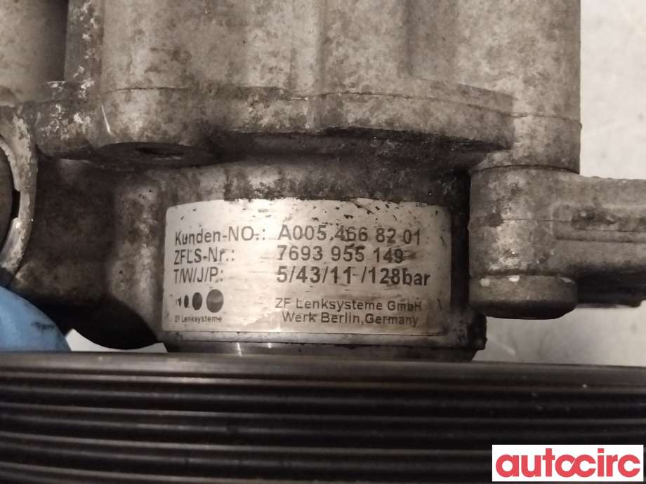 Servo pumpe mekanisk til Mercedes C-Klasse 2011-2014 (Fase 2) (W204) (W204) (MERCEDES|A0054668201|7693955149)