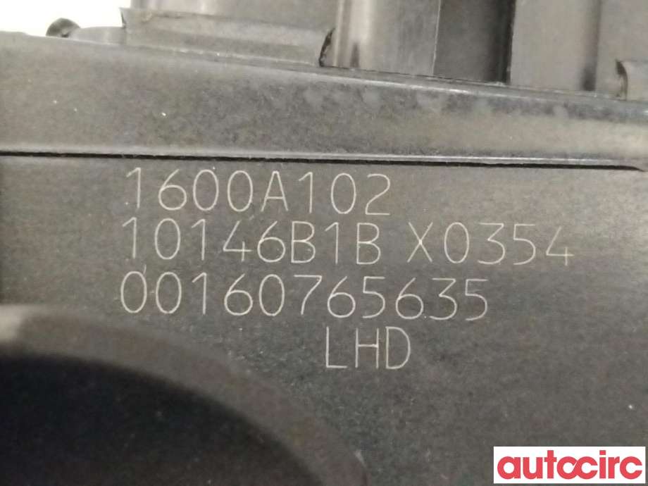 Pedal gass til Mitsubishi Outlander 2010-2012 (Type II, Fase 2)  (MITSUBISHI|1600A102)