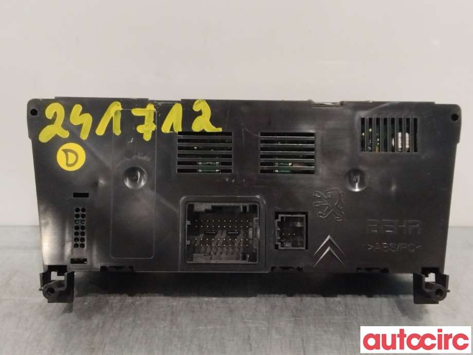 Varmeapparat betjening til Peugeot 3008 2009-2016 (Type I)  (PEUGEOT|6452W5|)