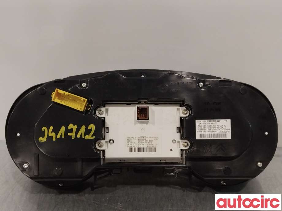 Instrumentpanel til Peugeot 3008 2009-2016 (Type I)  (PEUGEOT|9805170680|6103Y4|9666276380)