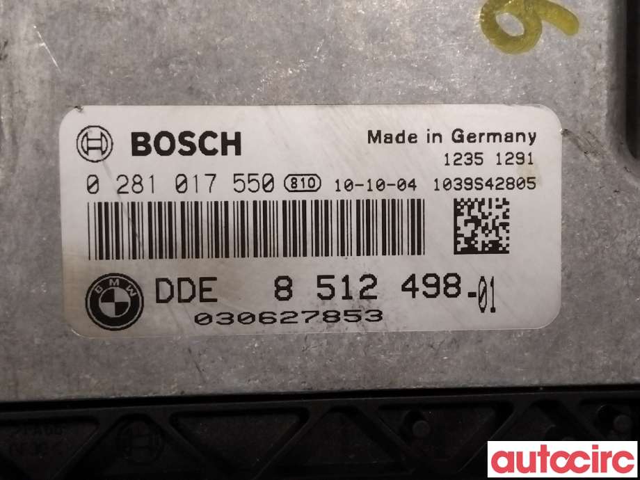 Styreenhet motor til BMW X1 2009-2015 (E84) (E84) (BMW|13618512498|)