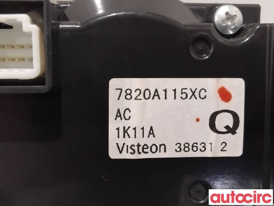 Varmeapparat betjening til Mitsubishi ASX 2010-2019  (MITSUBISHI|7820A115XC|)