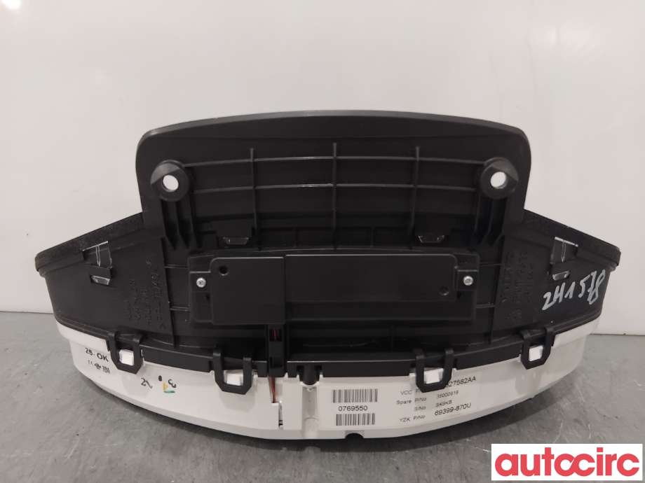 Instrumentpanel til Volvo S60 2010-2014 (Type II, Fase 1)  (VOLVO|36002600|69399-870U|36000918)