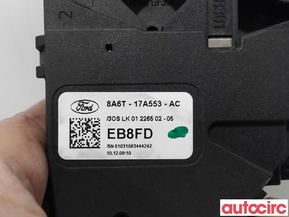 Bryter visker til Ford Fiesta 2008-2012 (Type VI, Fase 1)  (FORD|1537625||8A6T-17A553-AC)