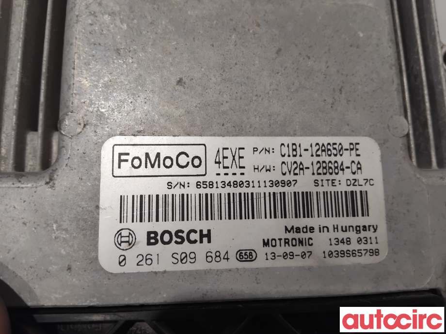 Styreenhet motor til Ford Fiesta 2013-2017 (Type VI, Fase 2)  (FORD|1784307|0261S09684|CV2A-12B684-CA)