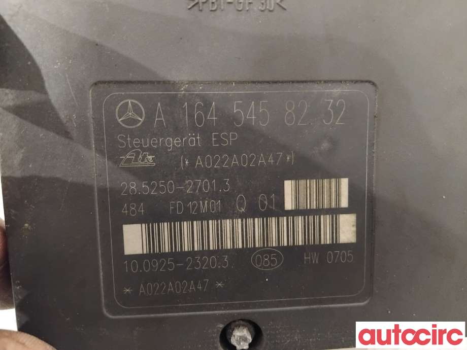 ABS sentral til Mercedes GL 2006-2012 (X164) (X164) (MERCEDES|A1634300007|100204-05554|A1645458232)