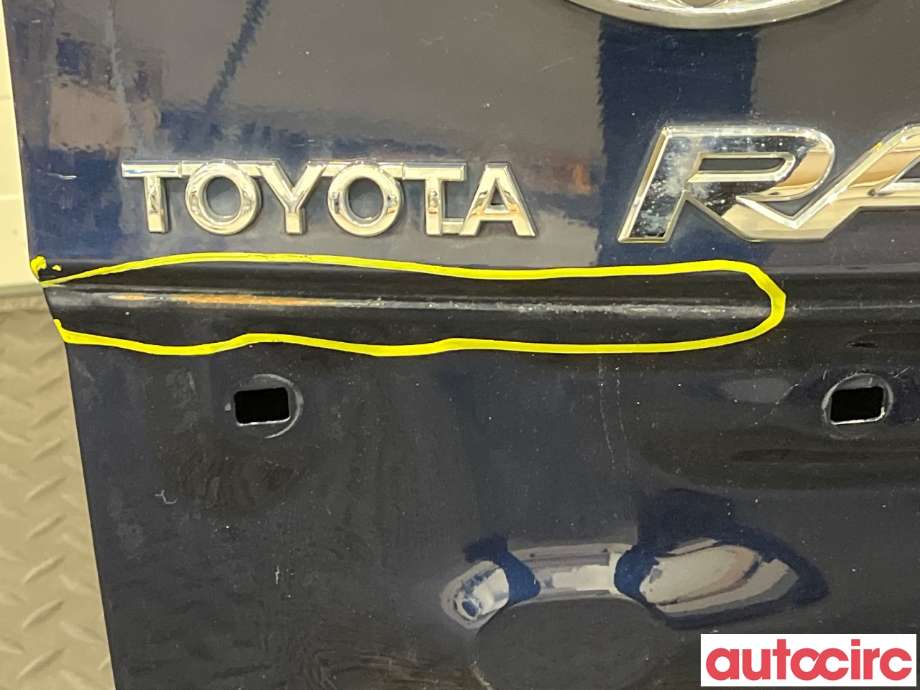 Bakluke til Toyota RAV4 2006-2009 (Type III, Fase 1)  (TOYOTA|6700542372|6700542370)