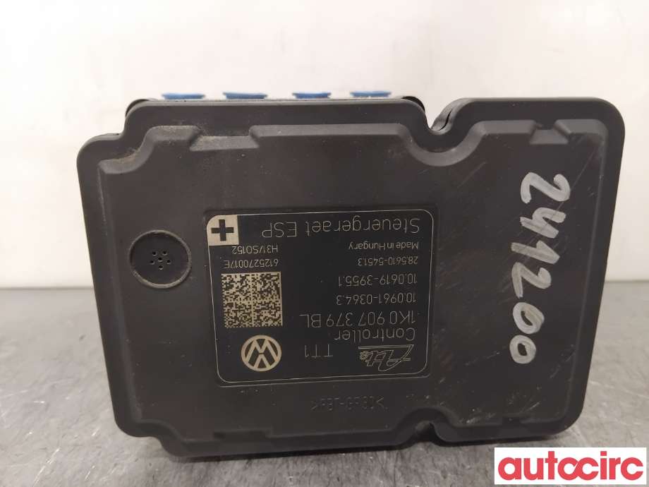 ABS sentral til VW Caddy 2010-2015 (Type III, Fase 2)  (VOLKSWAGEN|1K0614517DP|100961-03643)