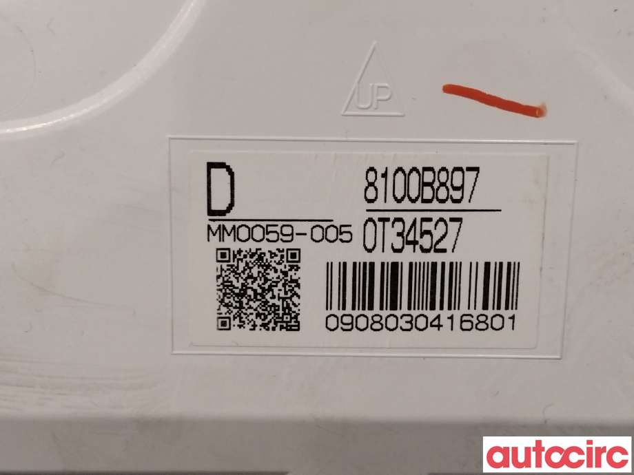 Instrumentpanel til Mitsubishi Outlander 2012-2015 (Type III, Fase 1)  (MITSUBISHI|8100B897|MM0059-005)