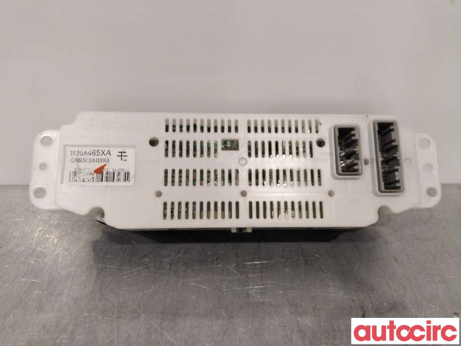 Varmeapparat betjening til Mitsubishi Outlander 2012-2015 (Type III, Fase 1)  (MITSUBISHI|7820A465XA|CAB502A039D)