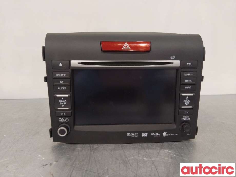 Bilstereo navigasjon til Honda CR-V, 2012-2018 (Type IV) (HONDA|39542-T1G-E01)