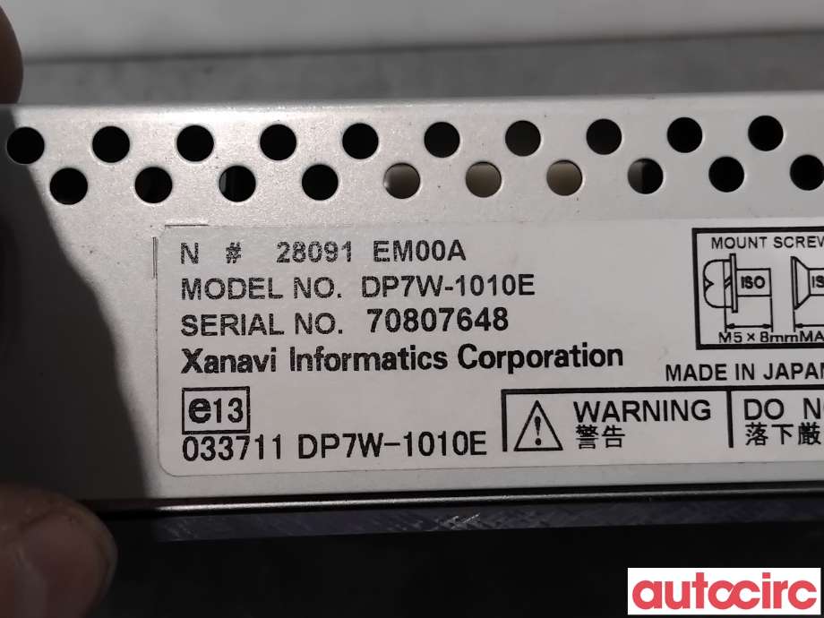 Instrument kjørecomputer til Nissan X-Trail 2007-2014 (T31) (T31) (NISSAN|28091EM00A|DP7W-1010E)