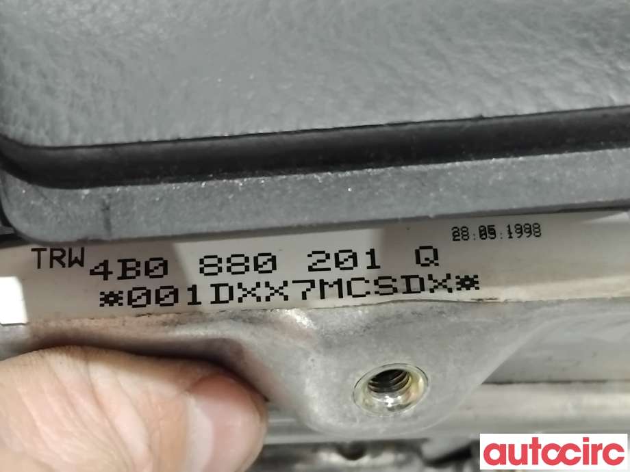Airbag rattpute til Audi A8 1995-2002 (Type I)  (AUDI|4B0880201Q|)