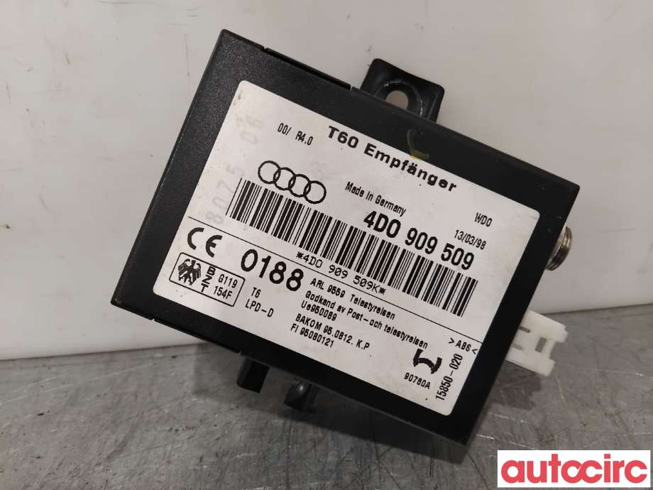 Styreenhet diverse til Audi A8, 1995-2002 (Type I) (AUDI|4D0909509)