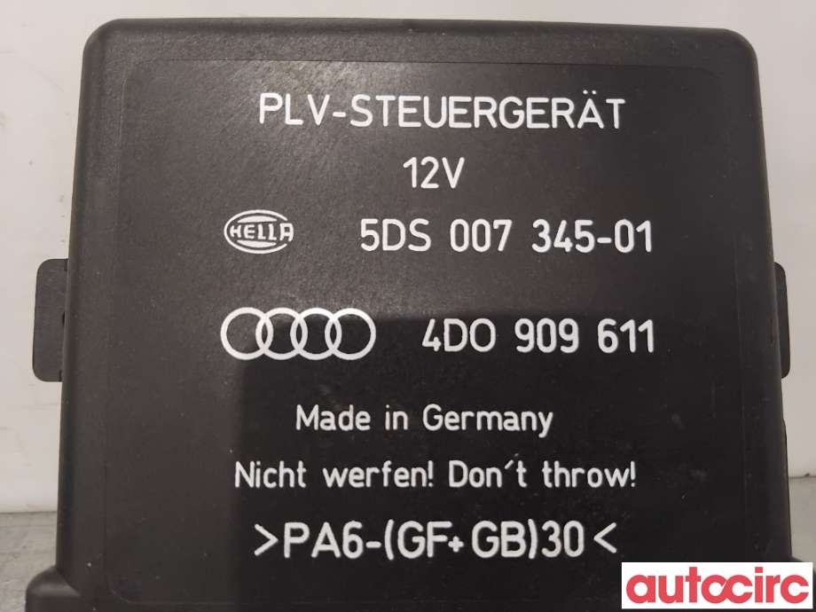 Styreenhet diverse til Audi A8 1995-2002 (Type I) (AUDI|4D0909611|5DS007345-01)