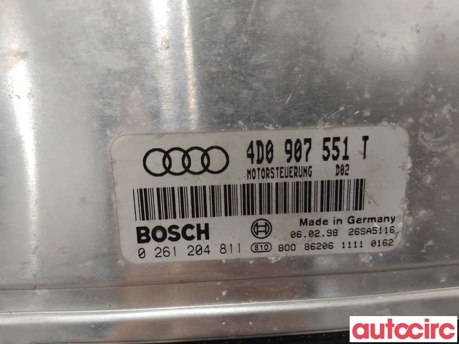 Styreenhet motor til Audi A8 1995-2002 (Type I) (AUDI|4D0997551BX|0261204811|4D0907551T)