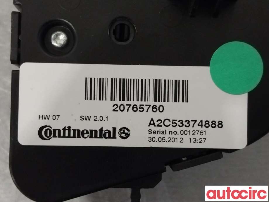 Varmeapparat betjening til Opel Mokka 2012-2016 (Type I, Fase 1)  (OPEL|13429874|20765760)