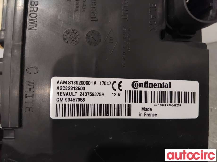 Styreenhet diverse til Opel Vivaro B 2014-2019  (OPEL|93457459|A2C82318500|93457058)