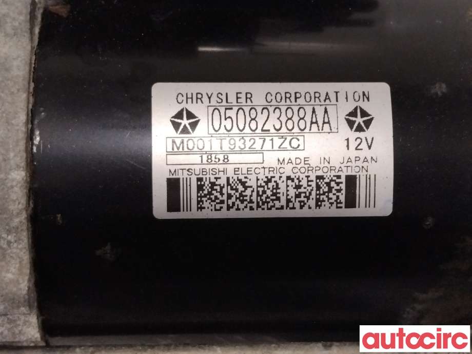 Starter diesel til Dodge Journey 2008-2010  (DODGE|5082388AA|)
