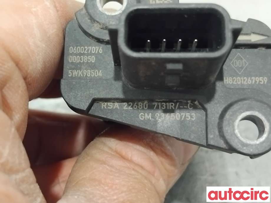 Luftmengde/luftmassemåler til Opel Vivaro B 2014-2019  (OPEL|93450753|5WK98504|226807131R)