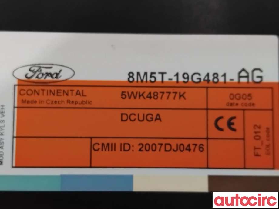 Styreenhet nøkkelfri/keyless til Ford Kuga 2008-2012 (Type I)  (FORD|1701359|8M5T-19G481-AG)