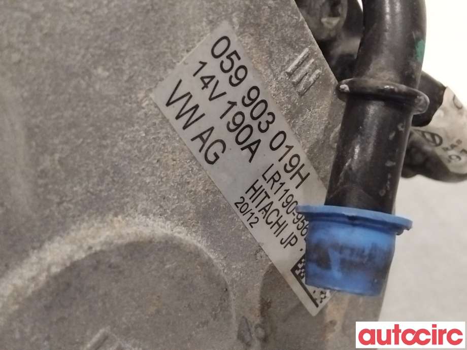 Dynamo til Audi A8 2010-2013 (Type III, Fase 1) (AUDI|059903019H|059903019HX)