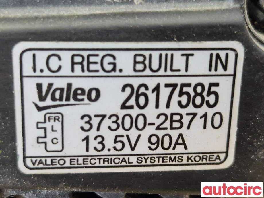 Dynamo til Kia Venga 2010-2017  (KIA|373002B710||37300-2B710)