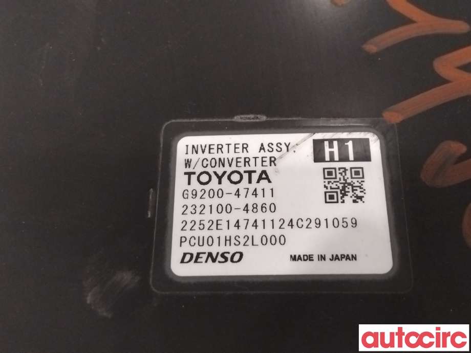 Inverter hybrid til Toyota Corolla 2019-->>  (TOYOTA|G92A047241|232100-4860|G9200-47411)