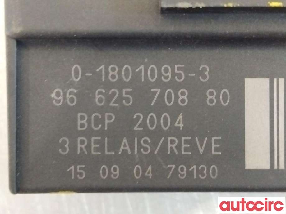 Styreenhet diverse til Peugeot 5008 2010-2017 (Type I)  (PEUGEOT|6500EJ|0-1801095-3|9662570880)