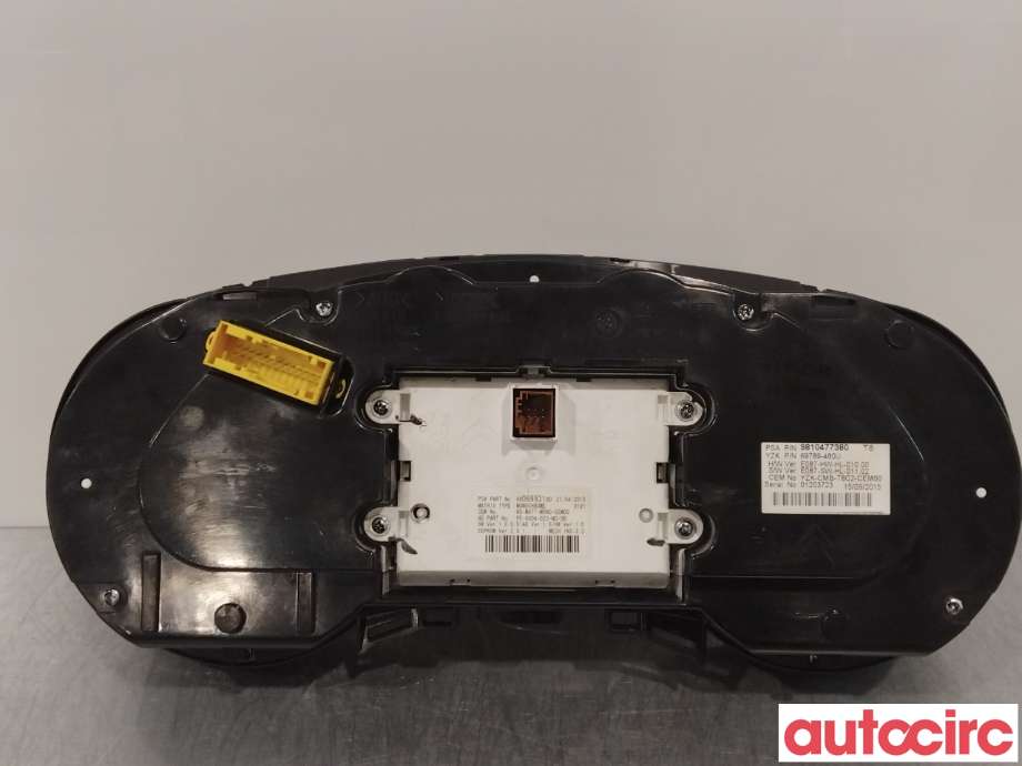 Instrumentpanel til Peugeot 5008 2010-2017 (Type I)  (PEUGEOT|9805170680|9810477380)