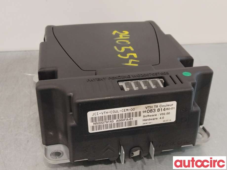 Multimedia display (MCU - Media Controller Unit) til Peugeot 5008 2010-2017 (Type I)  (PEUGEOT|9812525580|9808381480)