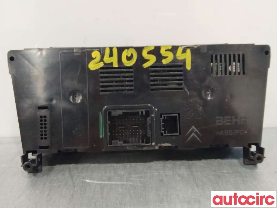 Varmeapparat betjening til Peugeot 5008 2010-2017 (Type I)  (PEUGEOT|6452Y4|98738323XT)