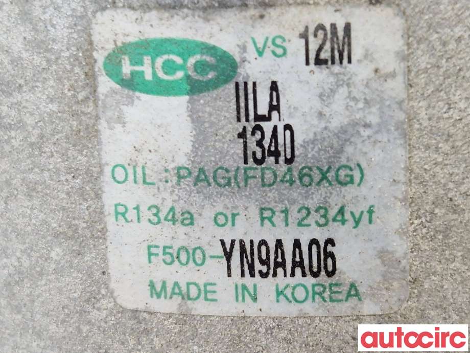 Aircondition kompressor til Kia Venga 2010-2017  (KIA|977012K001|F500-YN9AA06|)