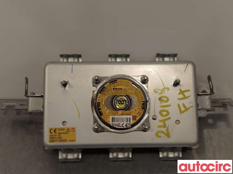 Airbag passasjer til Mazda 3 2013-2016 (Type III, Fase 1)  (MAZDA|BHS257K50A|0589-P1-000235)