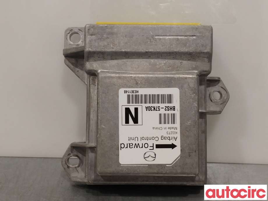 Airbag elektronikk til Mazda 3, 2013-2016 (Type III, Fase 1)  (MAZDA|BHS2-57-K30A)