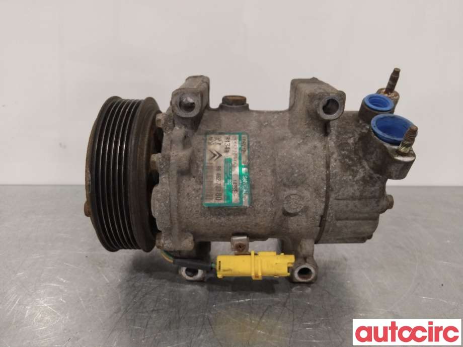 Aircondition kompressor til Citroën C3, Pluriel 2003-2010 (CITROEN|6453KS|R134A|9646273380)