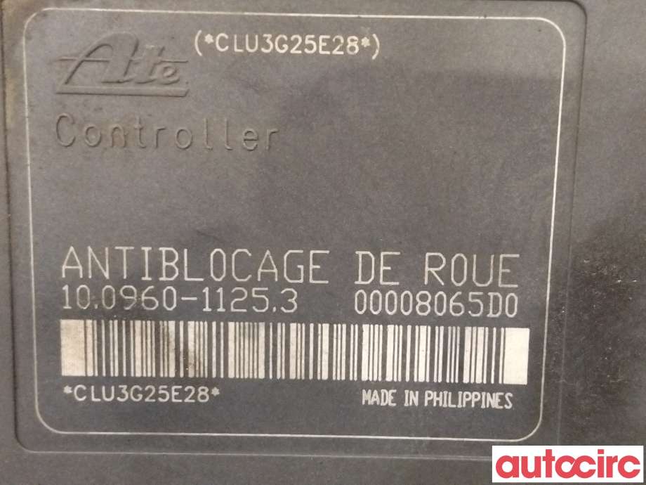 ABS sentral til Citroën C3, Pluriel 2003-2010 (CITROEN|4541C1|100960-1125.3|4541S0)