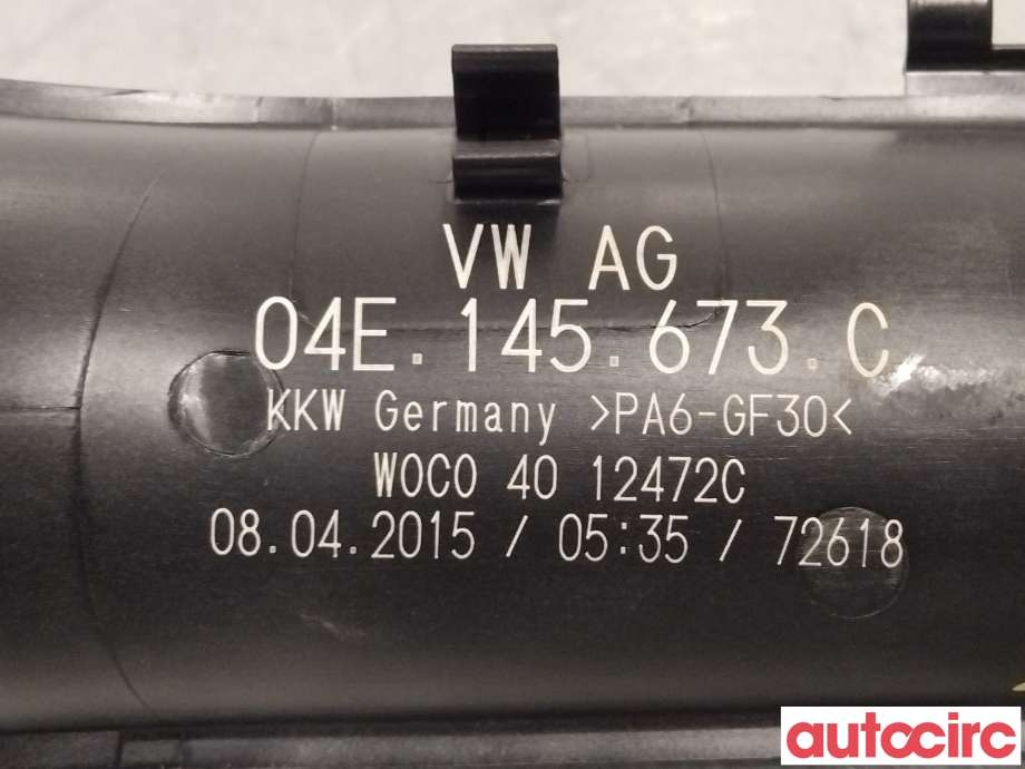 Turbo rør til VW Polo 2014-2017 (Type V, Fase 2)  (VOLKSWAGEN|04E145673C|12472C)