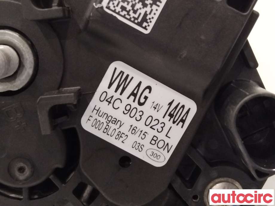 Dynamo til VW Polo 2014-2017 (Type V, Fase 2)  (VOLKSWAGEN|04C903023L|04E903015P)