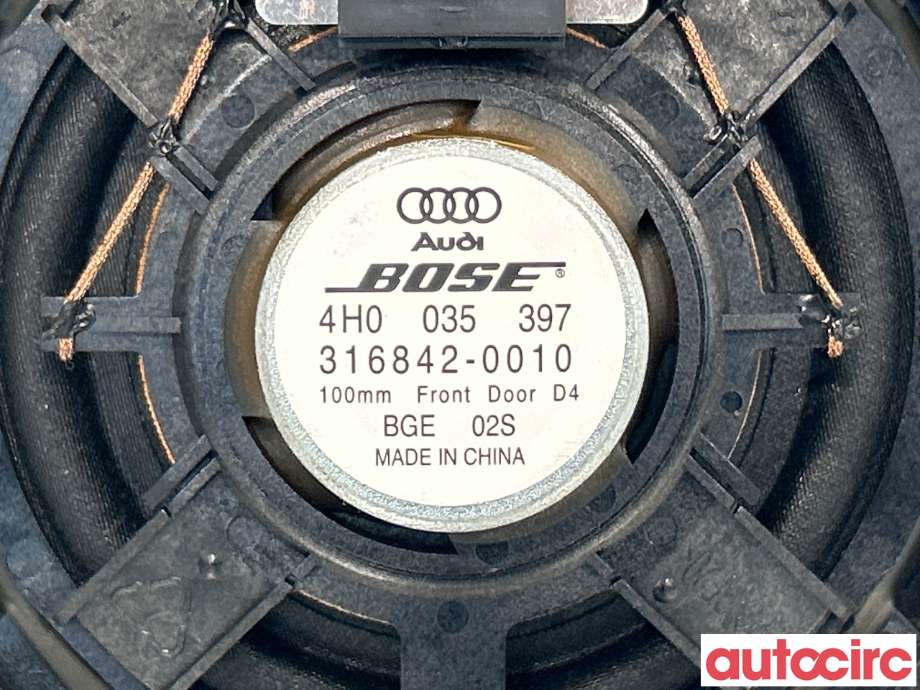 Bilstereo høyttaler til Audi A8 2010-2013 (Type III, Fase 1)  (AUDI|4H0035397)