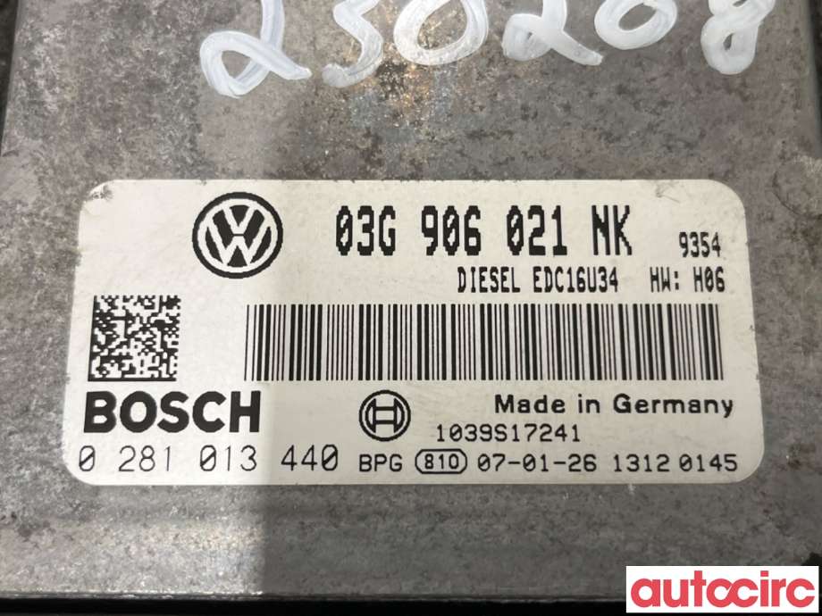 Styreenhet motor til VW Passat 2005-2010 (B6) (B6) (VOLKSWAGEN|03G90621NK|0281013440|03G906021NK)