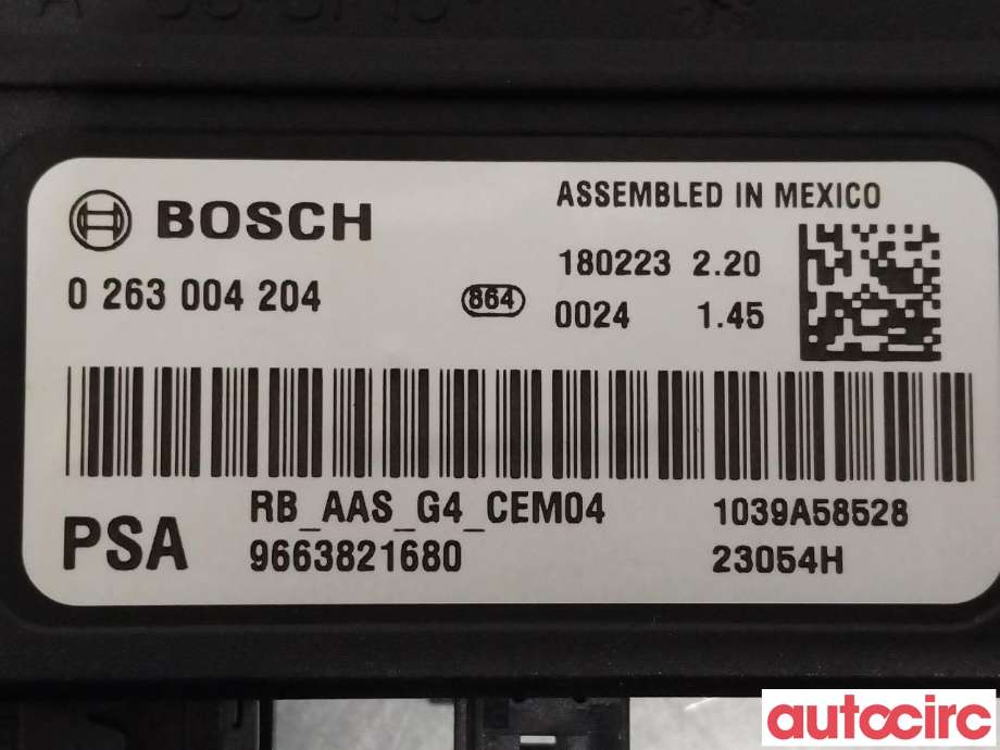 Styreenhet parkering til Citroën Berlingo 2015-2019 (Type II, Fase 2)  (CITROEN|1613584180|9663821680)