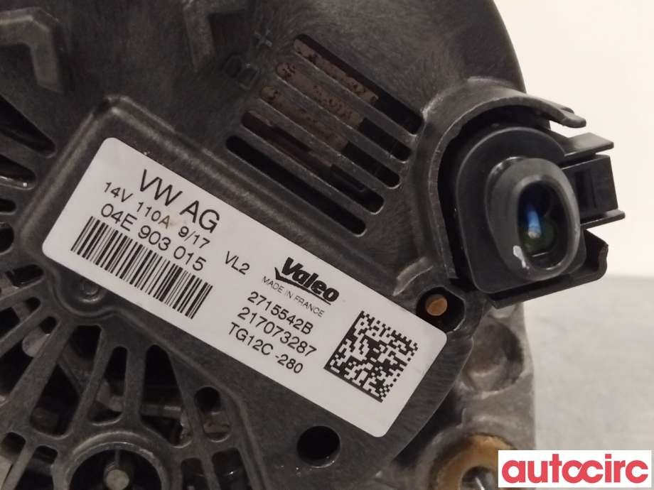 Dynamo til Škoda Fabia 2014-2021 (Type III)  (SKODA|04E903021N||04E903015G)