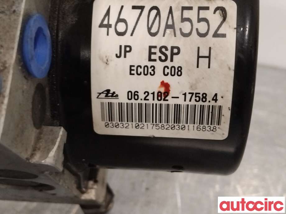ABS sentral til Mitsubishi Outlander 2010-2012 (Type II, Fase 2)  (MITSUBISHI|4670A553|062109-57693|4670A552)