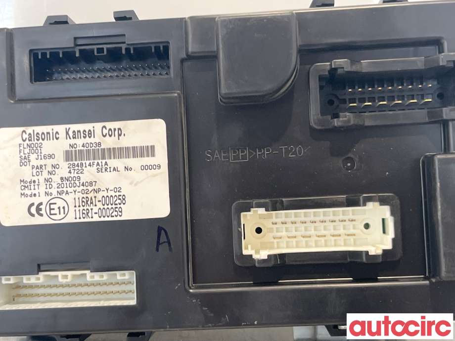 Styreenhet diverse til Nissan NV200 2010-2019  (NISSAN|284B14FA1A|)