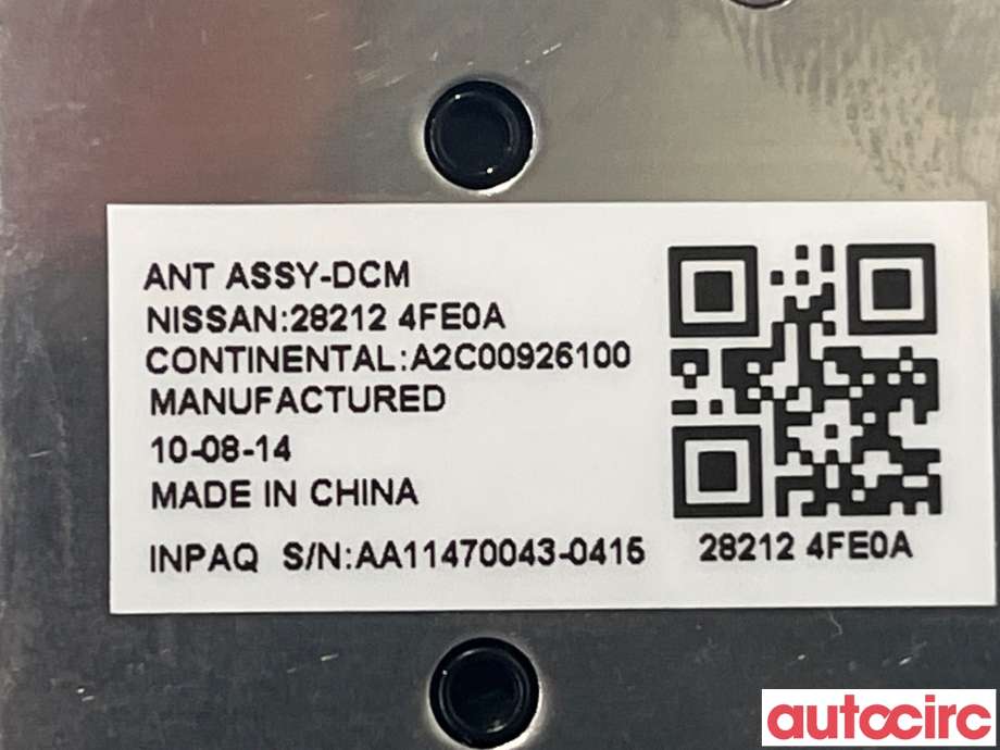 Antenne forsterker til Nissan NV200 2010-2019  (NISSAN|282124FE0A)