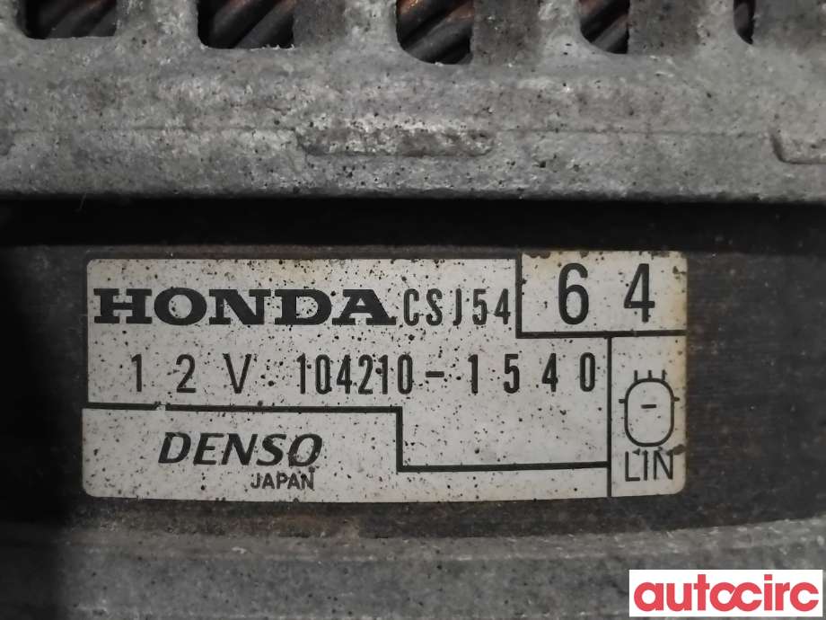 Dynamo til Honda CR-V 2012-2018 (Type IV)  (HONDA|31100-R1P-H01|104210-1540|CSJ54)