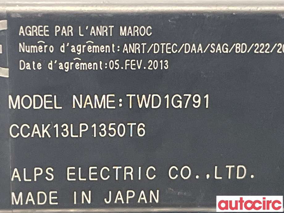 Styreenhet diverse til Nissan NV200 2010-2019  (NISSAN|TWD1G791)