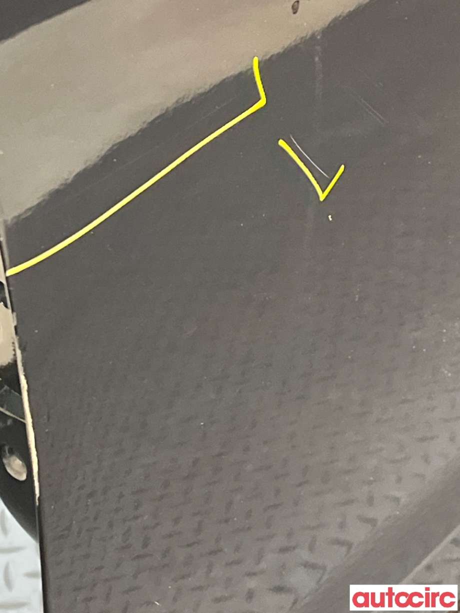 Dør høyre 2dørs til Ford Transit Courier 2018-2023 (Type I, Fase 2)  (FORD|2595351|PET76-A20124-JB)