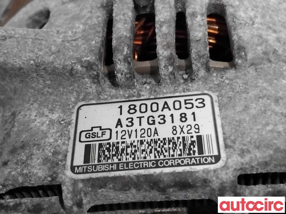 Dynamo til Mitsubishi Lancer 2008-2017  (MITSUBISHI|1800A053|A3TG3181)